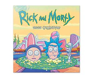 Grupo Erik - Calendrier 2022 Rick & Morty - 12 Mois | Calendrier Mural, De Janvier à Décembre 2022 | 30 x 60 cm, 6 langues, 1 Poster Inclus, Certifié FSC