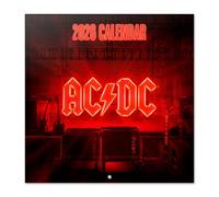 Grupo Erik - Calendrier 2026 Mural AC/DC - Calendrier Mural 2026 Mensuel │ Idee Cadeau : Calendriers Muraux │ De Janvier à Décembre : Espace pour notes et Illustrations décoratives (30x60 cm)