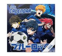 Grupo Erik - Calendrier 2026 Mural Blue Lock - Calendrier Mural 2026 Mensuel │ Idee Cadeau : Calendriers Muraux │ De Janvier à Décembre : Espace pour notes et Illustrations Anime (30x60 cm)