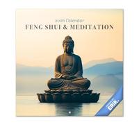 Grupo Erik - Calendrier Mural 2026 Feng Shui et Méditation | Calendrier Mensuel 2026-30x60cm - De Janvier à Décembre
