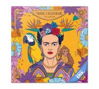 Grupo Erik - Calendrier 2026 Mural Frida Kahlo - Calendrier Mural 2026 Mensuel │ Idee Cadeau : Calendriers Muraux │ De Janvier à Décembre : Espace pour notes et Illustrations décoratives (30x60 cm)