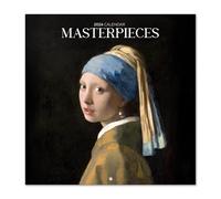 Grupo Erik - Calendrier Mural 2026 Grandes Oeuvres d'Art | Calendrier Mensuel 2026-30x60cm - De Janvier à Décembre