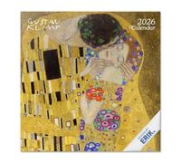 Grupo Erik - Calendrier Mural 2026 Gustav Klimt | Calendrier Mensuel 2026-30x60cm - De Janvier à Décembre
