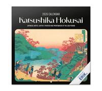 Grupo Erik - Calendrier Mural 2026 Japanese Art | Calendrier Mensuel 2026-30x60cm - De Janvier à Décembre