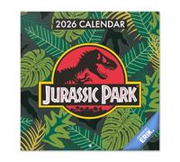 Grupo Erik - Calendrier 2026 Mural Jurassic Park - Calendrier Mural 2026 Mensuel │ Idee Cadeau : Calendriers Muraux │ De Janvier à Décembre : Espace pour notes et Illustrations décoratives (30x60 cm)