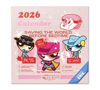 Calendrier 2026 Supers Nanas 30x30 cm