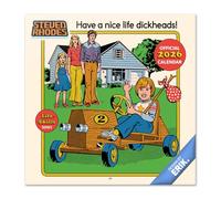 Grupo Erik - Calendrier Mural 2026 Steven Rhodes | Calendrier Mensuel 2026-30x60cm - De Janvier à Décembre