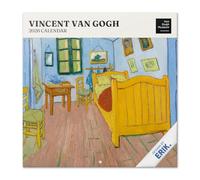 Grupo Erik - Calendrier Mural 2026 Van Gogh | Calendrier Mensuel 2026-30x60cm - De Janvier à Décembre