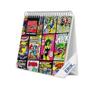 Grupo Erik - Calendrier de Bureau 2026 Marvel | Calendrier Mensuel 17x20cm - De Janvier à Décembre 2026