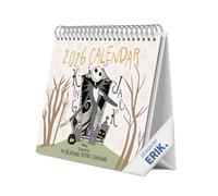 Grupo Erik - Calendrier Disney 2026 de Bureau : L'Étrange Noël de Mr Jack - Calendrier de Bureau 2026 Mensuel │ Idee Cadeau │ De Janvier à Décembre : Espace pour notes et Illustrations (17x20 cm)