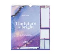 Grupo Erik - Calendrier Glitter - de Septembre 2025 à Décembre 2026 | Planificateur Mensuel 16 mois, Calendrier Familial 2025 2026 avec Crochet