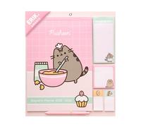 Grupo Erik - Calendrier Magnetique Frigo Pusheen - de Septembre 2025 à Décembre 2026 | Planificateur Mensuel 16 mois, Calendrier Familial 2025 2026
