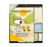Grupo Erik - Calendrier Magnetique Frigo Snoopy - de Septembre 2025 à Décembre 2026 | Planificateur Mensuel 16 mois, Calendrier Familial 2025 2026