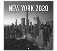Grupo Erik Calendrier mural 2020 pour la maison ou le bureau, 30x30 cm - New York City