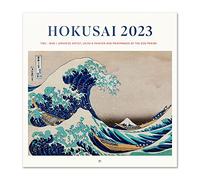 Grupo Erik - Calendrier Mural 2023 Japanese Art - 12 MOIS | Janvier 2023 à Décembre 2023 | 30 x 60 cm, Certifié FSC, Calendrier Mensuel en Français Hokusai
