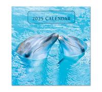 Grupo Erik - Calendrier Mural 2024/2025 Dauphins | Calendrier Mensuel 30x60cm - De Janvier 2025 à Décembre 2025