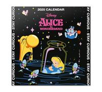 Grupo Erik - Calendrier Mural 2024/2025 Disney, Alice au Pays des Merveilles | Calendrier Mensuel 30x60cm - De Janvier 2025 à Décembre 2025