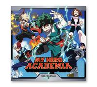 Grupo Erik - Calendrier Mural 2024 My Hero Academia | Calendrier Mensuel 30 x 60 cm, Certifié FSC, en Français