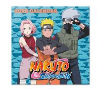 Grupo Erik - Calendrier Mural 2025 Naruto | Calendrier Mensuel 30x60cm - De Janvier 2025 à Décembre 2025