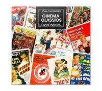 Grupo Erik - Calendrier Mural 2026 Classiques du Cinéma | Calendrier Mensuel 2026-30x60cm - De Janvier à Décembre