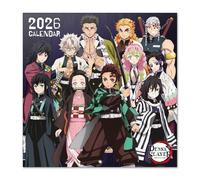 Grupo Erik - Calendrier Mural 2026 Demon Slayer | Calendrier Mensuel 2026-30x60cm - De Janvier à Décembre