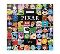 Grupo Erik - Calendrier Mural 2026 Films Pixar | Calendrier Mensuel 2026-30x60cm - De Janvier à Décembre