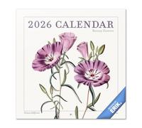Grupo Erik - Calendrier Mural 2026 Fleur Vintage | Planificateur Mensuel & Planner Annuel | Decoration Murale Fleurs | Calendriers Muraux 30x60cm Janvier à Décembre