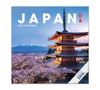 Grupo Erik - Calendrier Mural 2026 Japon | Calendrier Mensuel 2026-30x60cm - De Janvier à Décembre