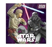 Grupo Erik - Calendrier Mural 2026 Star Wars | Calendrier Mensuel 2026-30x60cm - De Janvier à Décembre