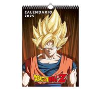 Grupo Erik : Calendrier mural Dragon Ball 2025, Calendrier mural A3 2025 en espagnol, 12 mois, 29,7x42cm FSC®, Calendrier mural 2025, Calendrier familial 2025, Dragon Ball Gadget