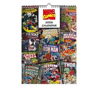 Grupo Erik - Calendrier Mural Marvel 2026, Calendrier Mensuel Format A3 | 12 Mois, Janvier à Décembre - 29,7x42 cm