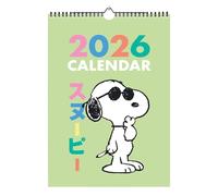 Grupo Erik - Calendrier Mural Snoopy 2026, Calendrier Mensuel Format A3 | 12 Mois, Janvier à Décembre - 29,7x42 cm