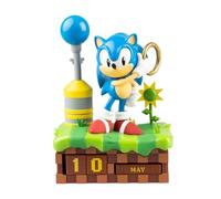 Grupo Erik Calendrier perpétuel Sonic 3D – de bureau pour enfants, déco chambre, 12×16×8,5 cm