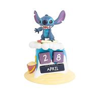 Erik Calendrier perpétuel Stitch 3D en résine 11,8 x 11,8 x 15,5 cm