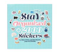 Grupo Erik - Carnet de Stickers Organisation - Autocollants pour Bullet Journal, Agenda ou Notebook, Bullet Journal Accessoire, Fournitures Scolaires, Papeterie LPSO001 16 x 16 cm Multicolore