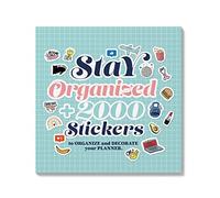 Grupo Erik - Carnet de Stickers Organisation - Autocollants pour Bullet Journal, Agenda ou Notebook, Bullet Journal Accessoire, Fournitures Scolaires, Papeterie LPSO001 16 x 16 cm Multicolore