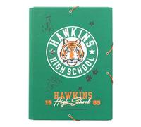 Grupo Erik - Chemise Cartonnée A4 Stranger Things | Chemise à Rabats Rigide | Pochette Cartonnée 24 x 34 cm | Fournitures Scolaires, Fournitures de Bureau