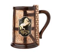 Grupo Erik - Chope de Bière Le Seigneur des Anneaux, Le Poney Fringant, Capacité 900 ml, en Céramique, Chope à Bière, Idée Cadeau