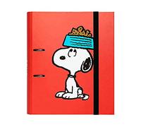 Grupo Erik - Classeur A4 2 Anneaux - Snoopy | Classeur Rigide 2 Anneaux, Format 27 x 32 cm | Fournitures Scolaires, Organiseurs, Fournitures de Bureau