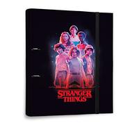 Grupo Erik - Classeur A4 2 Anneaux - Stranger Things, Classeur Rigide 2 Anneaux, Format 27 x 32 cm, Fournitures Scolaires, Organiseurs, Fournitures de Bureau C2AT0041