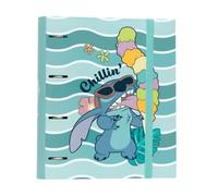 Grupo Erik - Classeur 4 anneaux Stitch, Couverture Rigide 32 x 27 cm | Fourniture Scolaire, Fournitures de Bureau, Classeur A4
