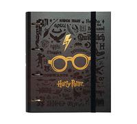 Grupo Erik - Classeur A4 4 Anneaux - Harry Potter | Classeur Rigide 4 Anneaux, Format 27 x 32 cm | Fournitures Scolaire, Organiseurs, Fournitures de Bureau