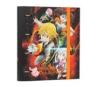 Grupo Erik - Classeur A4 4 Anneaux The Seven Deadly Sins | Classeur Rigide 4 Anneaux, Format 27 x 32 cm | Fournitures Scolaire, Organiseurs, Fournitures de Bureau CAT0115