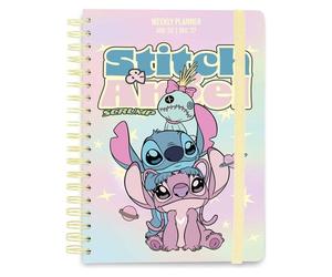 Grupo Erik - Disney - Agenda scolaire A5 hebdomadaire 2026/2027 Stitch & Angel