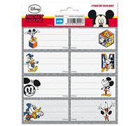Grupo Erik Editores Étiquettes Scolaires - Disney Classic - 8x4cm