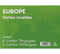 Grupo Erik Editores Pack de 10 cartes du monde 32,4 x 22,5 cm