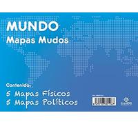 Grupo Erik Editores-Pack 10 cartes Mondes 32,4 x 22,5 cm