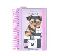 Grupo Erik Editores Studio Pets - Agenda Scolaire à Spirale en espagnol avec motif chien, 11.4 x 16 cm