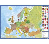 Grupo Erik Editores tsef008 - Sous-main d'école avec motif lettres de l'Europe