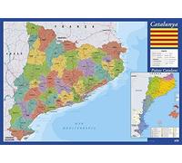 Grupo Erik Editores Tseh256 ? Sous-Main D'école Avec Motif Carte De Catalogne